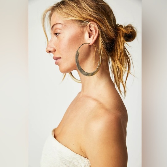Free People Other - Free People Simply Oversize Hoops
